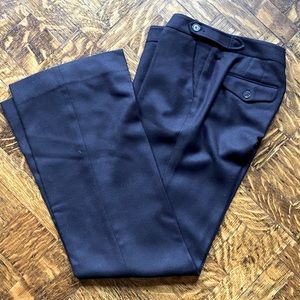 Navy Blue Wool LOFT Pants - Kate Fit - Size 2